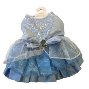 Disney Leading Role Cinderella Premium Pet Costume Size Large Light Blue